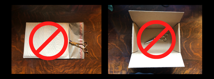 Do not send them unwrapped
